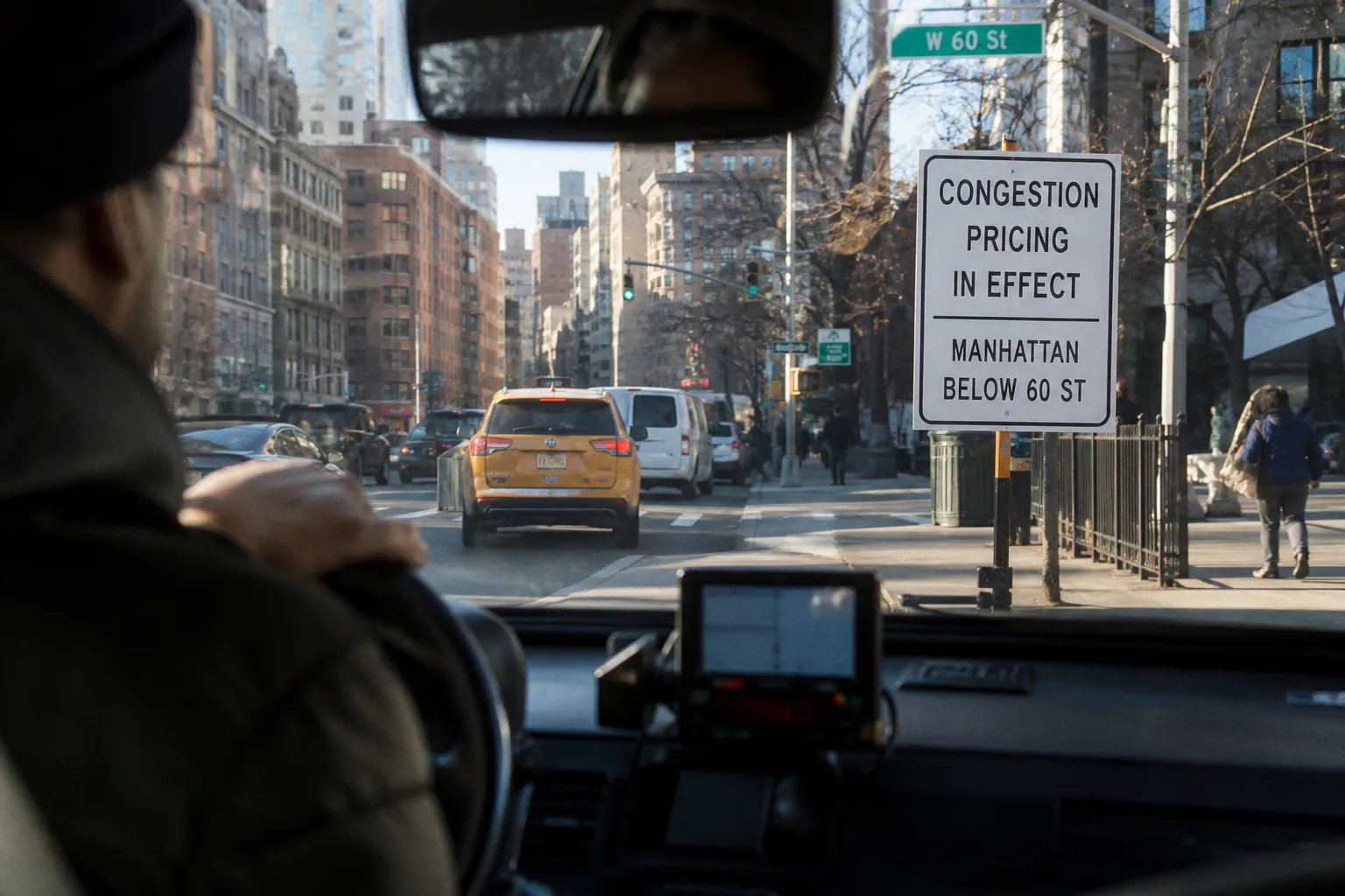 City-Maut in New York: Was Hamburger Taxifahrer aus Manhattan lernen können