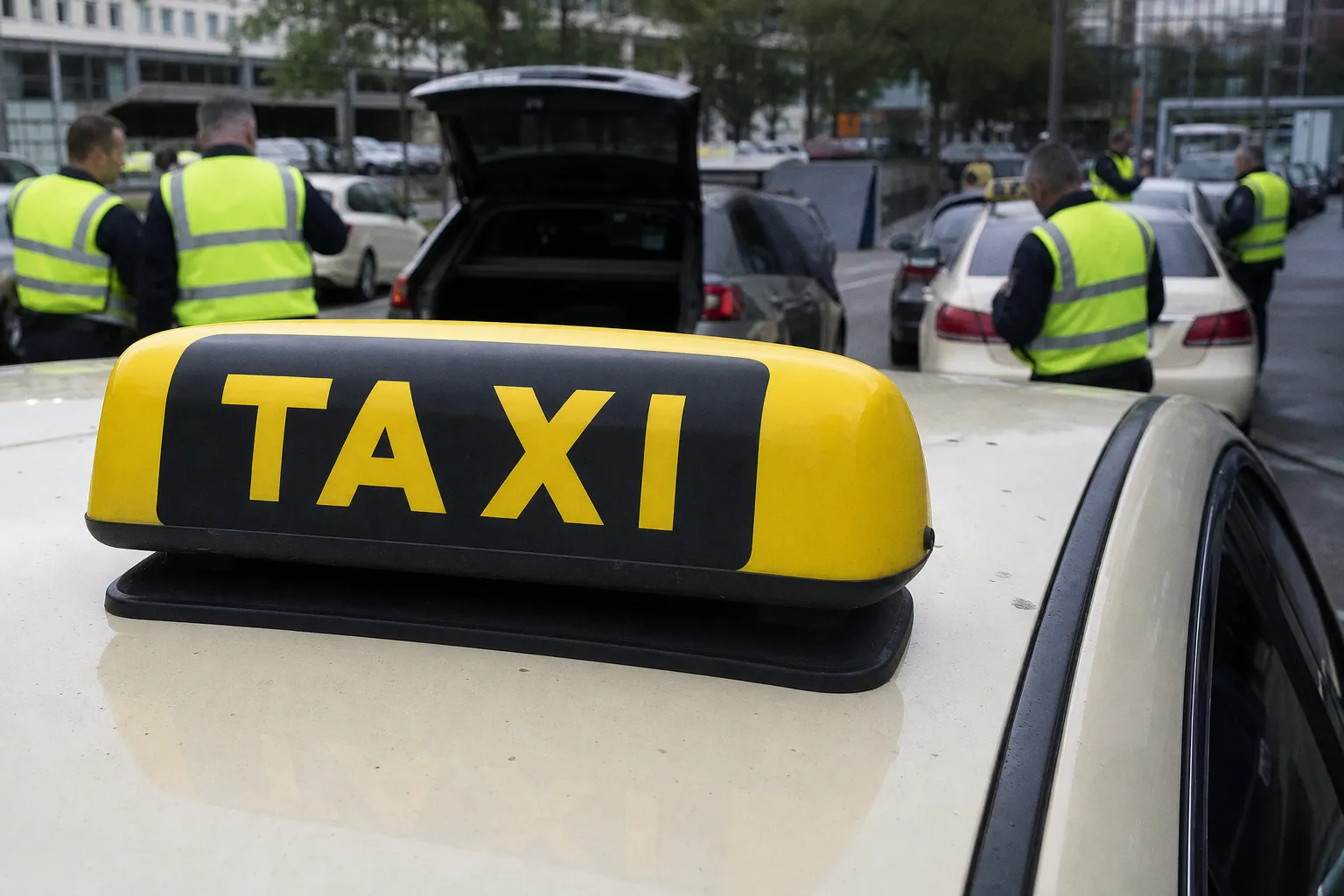 Großkontrolle im Taxi-Gewerbe: Über 50 Prozent der Fahrzeuge fallen bei Behördenprüfung durch