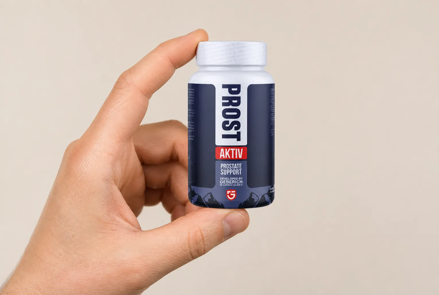 ProstAktiv — Verpackung in der Hand