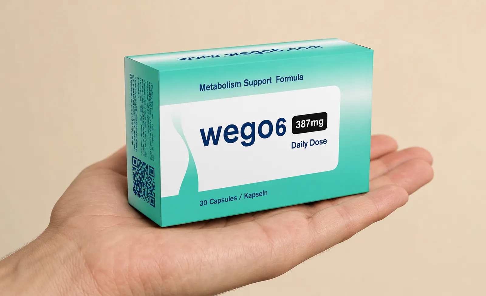 WEGO6 — Verpackung in der Hand
