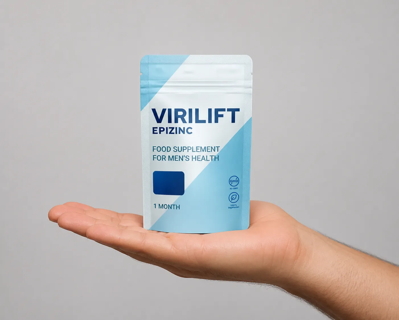 Virilift capsules for prostatitis — Verpackung in der Hand