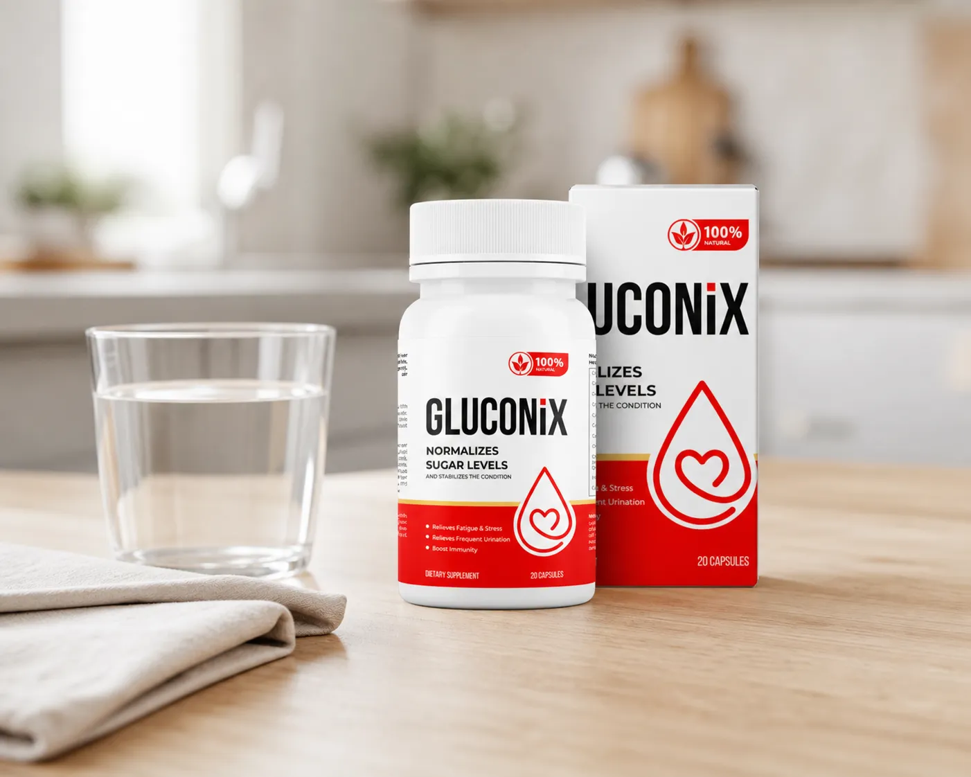 Gluconix — Verpackung im Alltag
