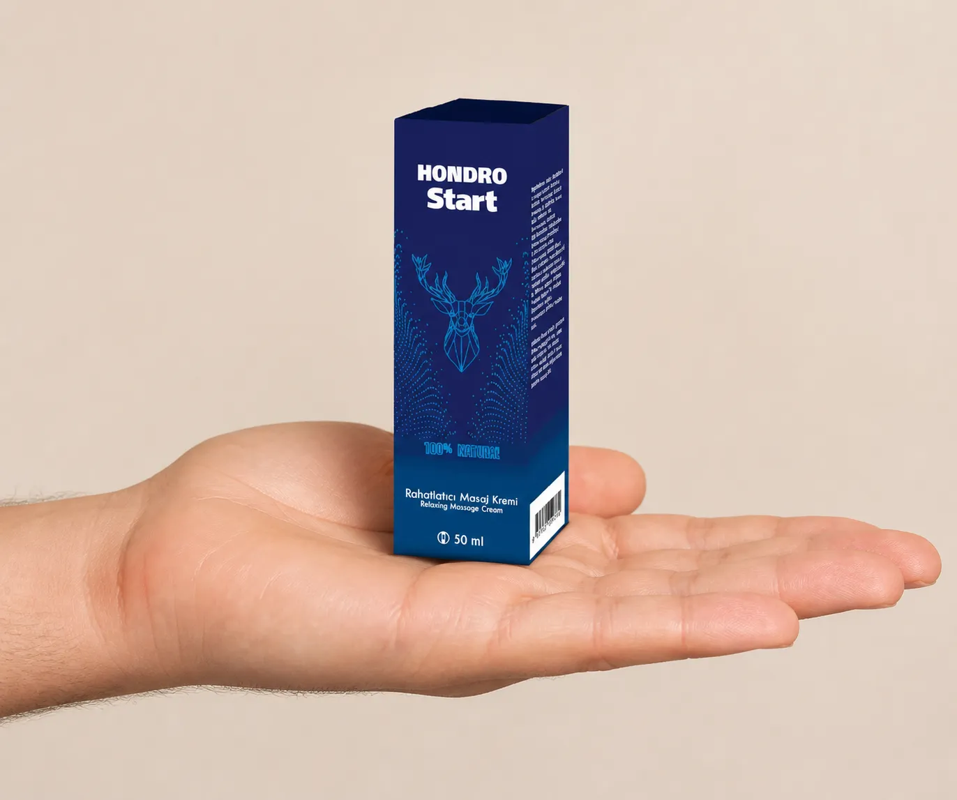 Chondrostart — Verpackung in der Hand