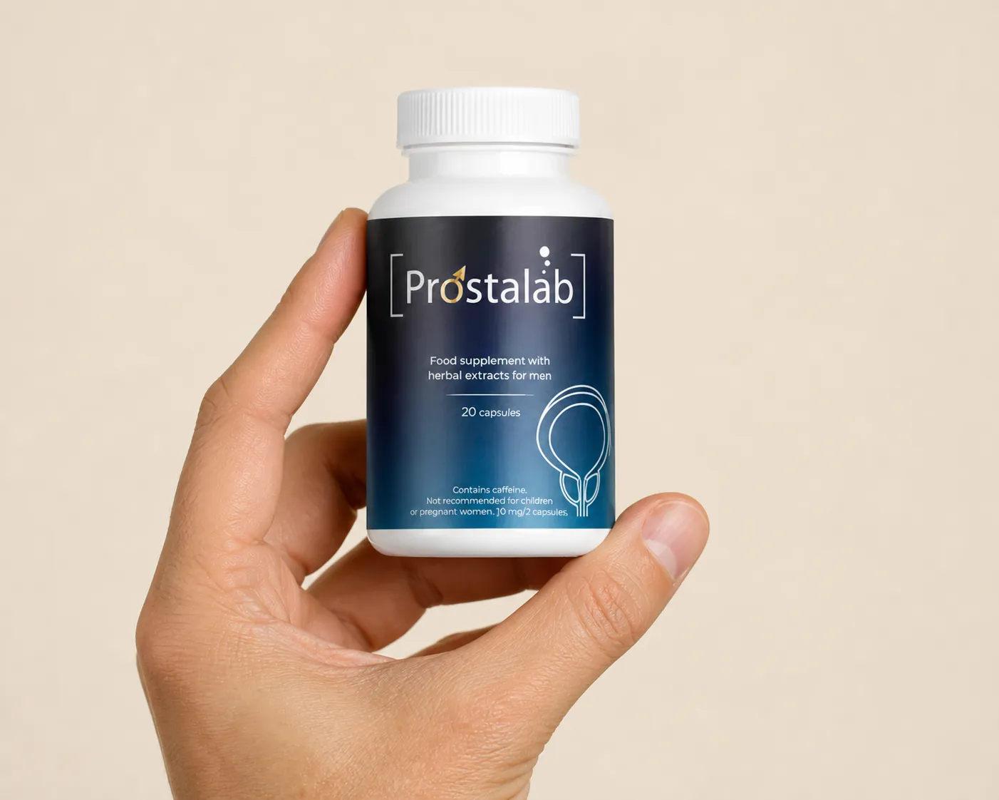 Prostalab — Verpackung in der Hand