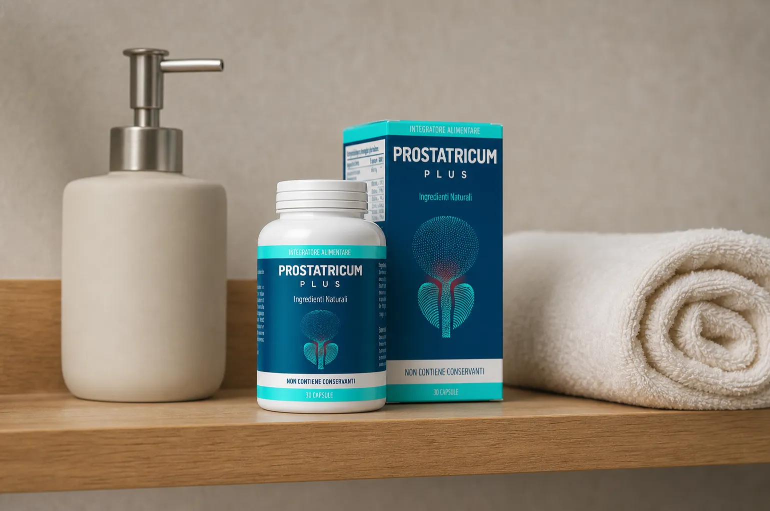 Prostatricum PLUS — Verpackung im Alltag