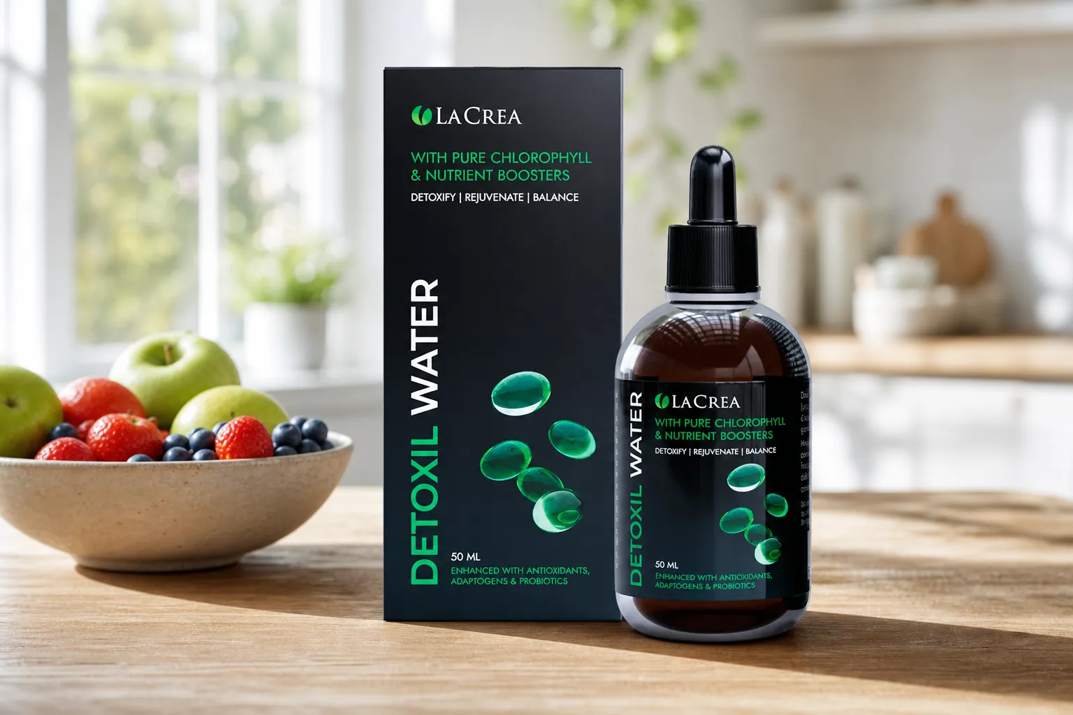 Detoxil Water Parasites — Verpackung im Alltag