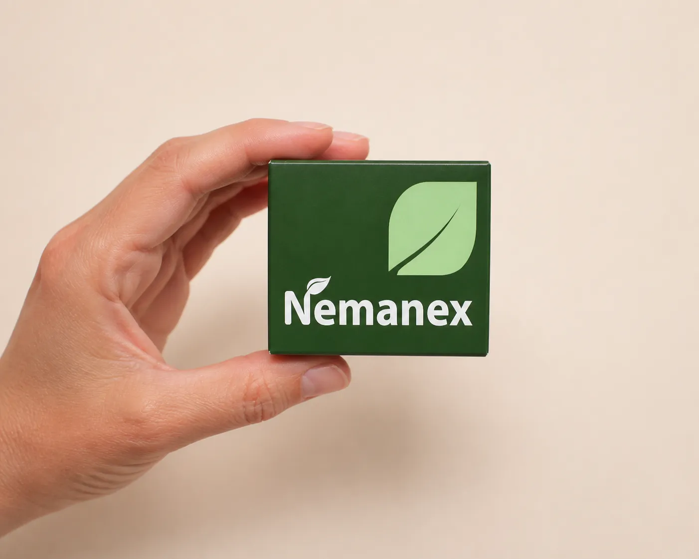 NEMANEX EU — Verpackung in der Hand