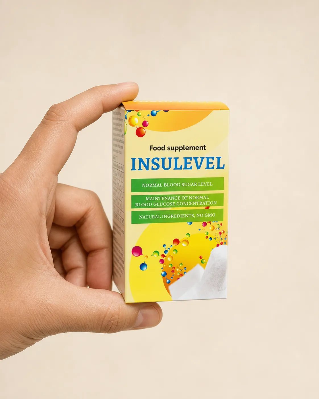 INSULEVEL EU — Verpackung in der Hand