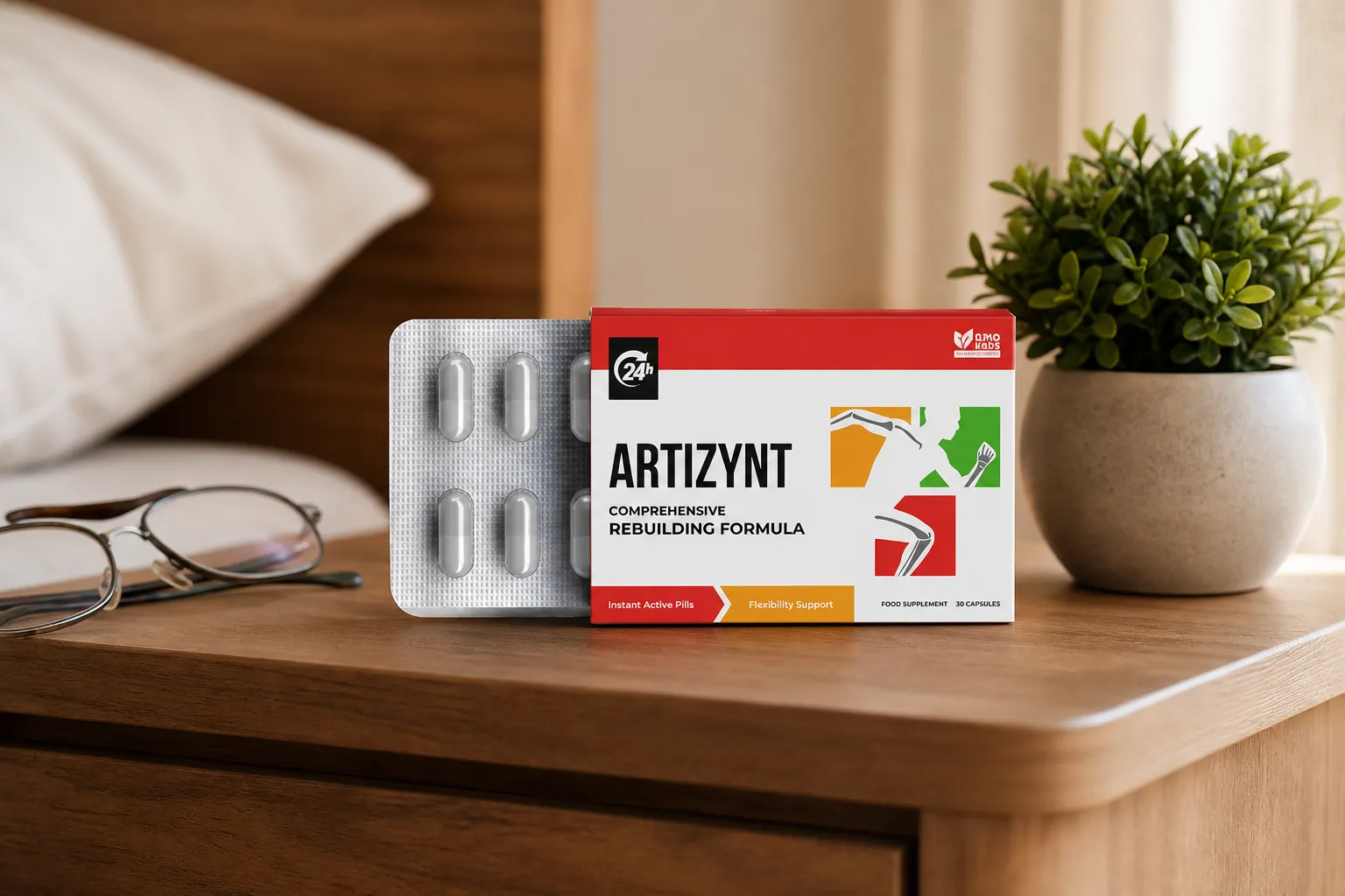 ArtiZynt Capsules — Verpackung im Alltag