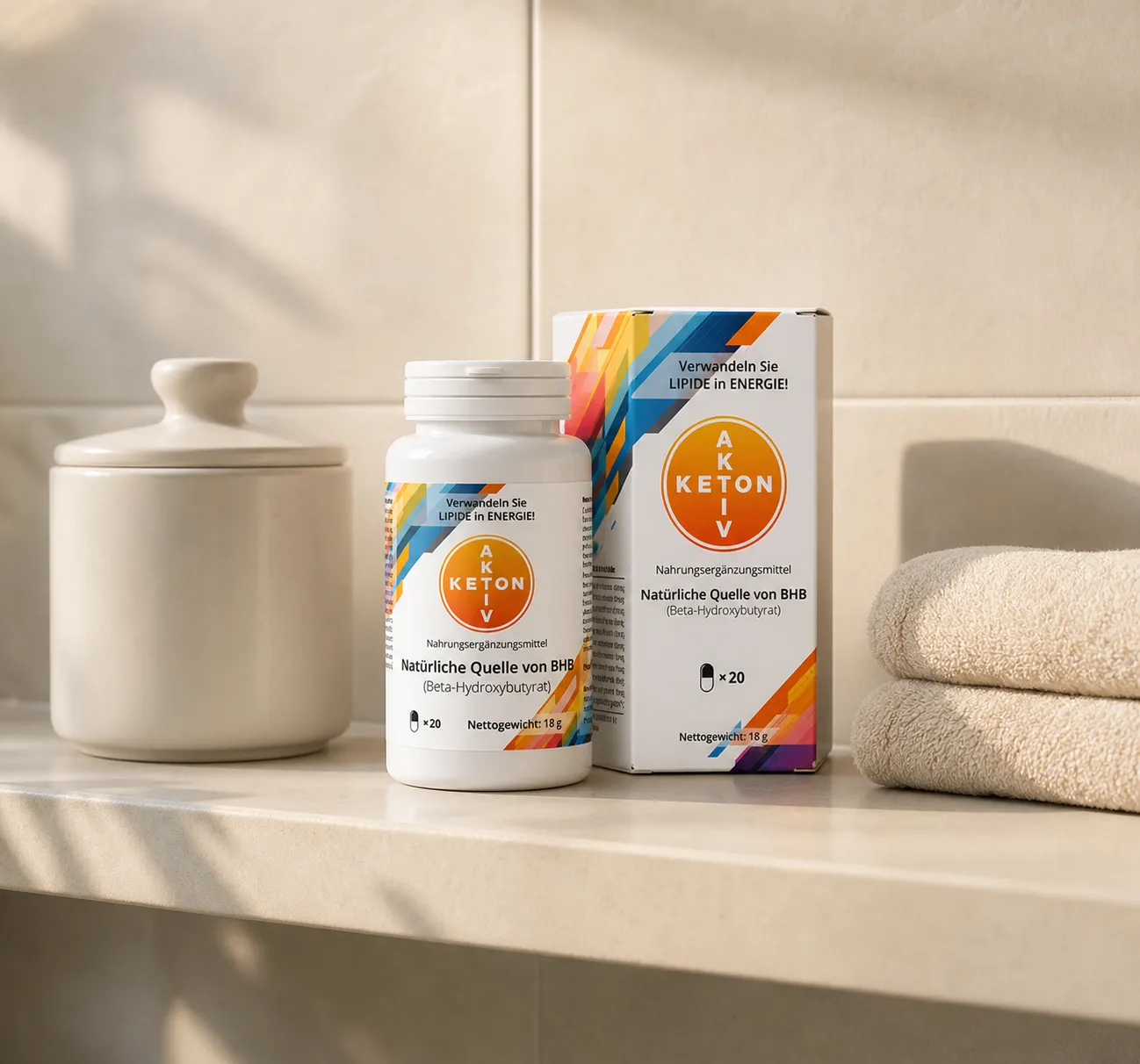Keton Aktiv — Verpackung im Alltag
