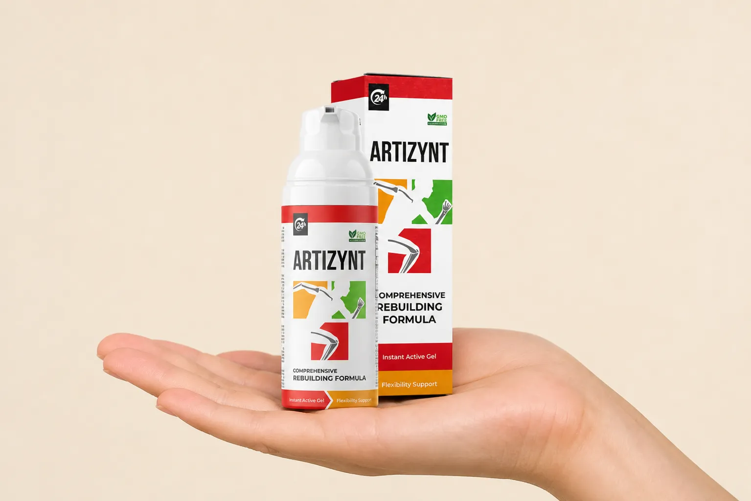 ArtiZynt Gel Full price + — Verpackung in der Hand