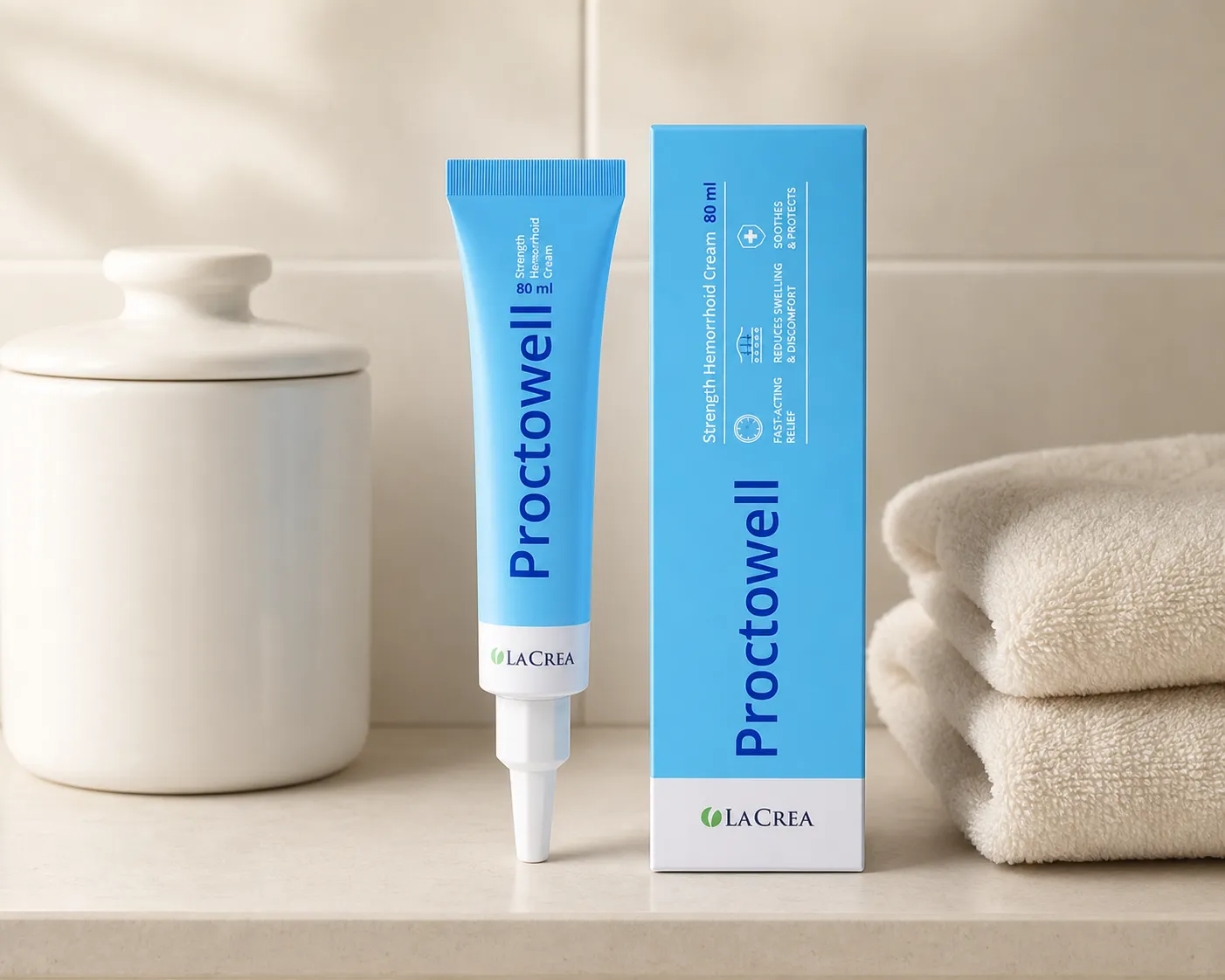 Proctowell — Verpackung im Alltag