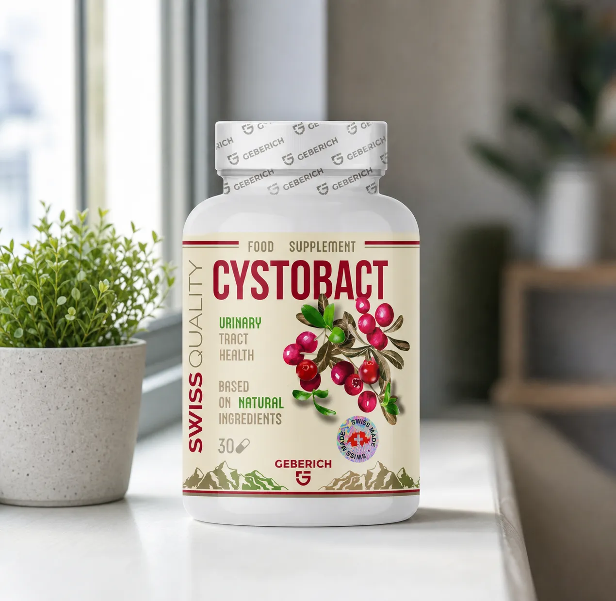 CYSTOBACT — Verpackung im Alltag