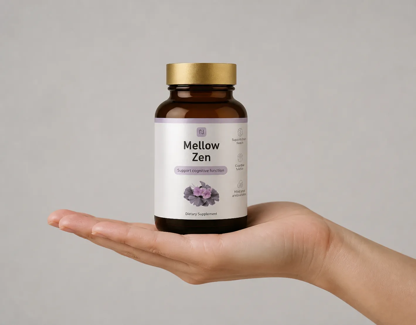Mellow Zen — Verpackung in der Hand