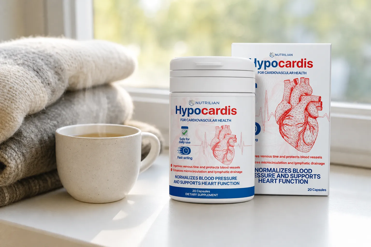 Hypocardis — Verpackung im Alltag