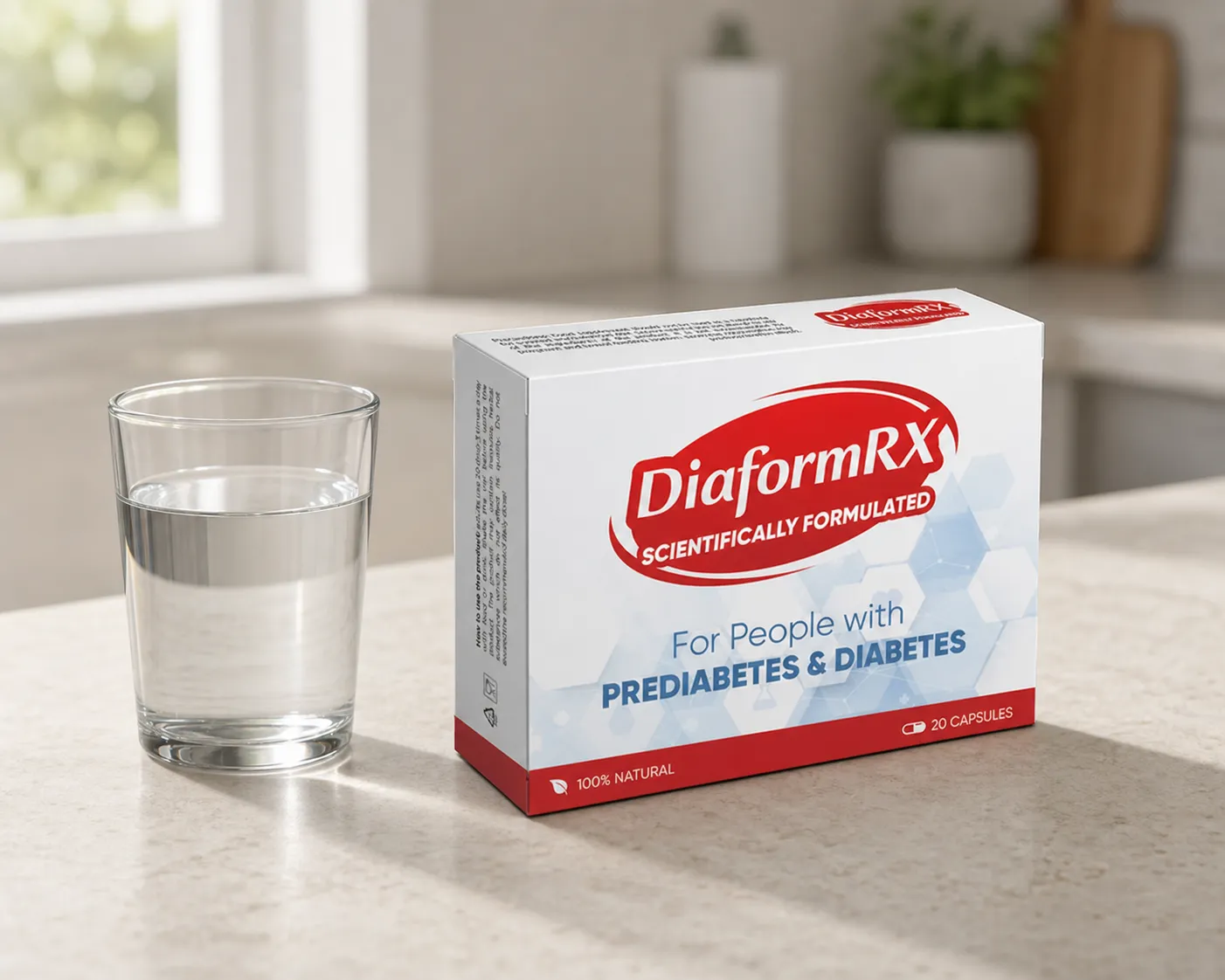 DiaformRX Full price + — Verpackung im Alltag