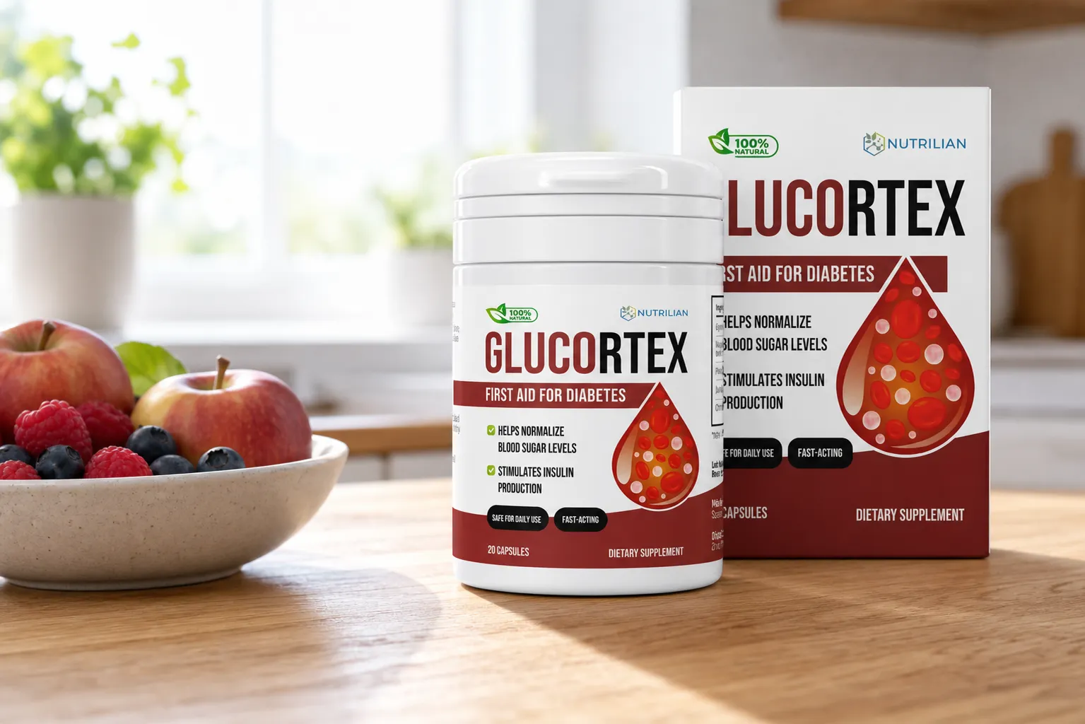 Glucortex — Verpackung im Alltag