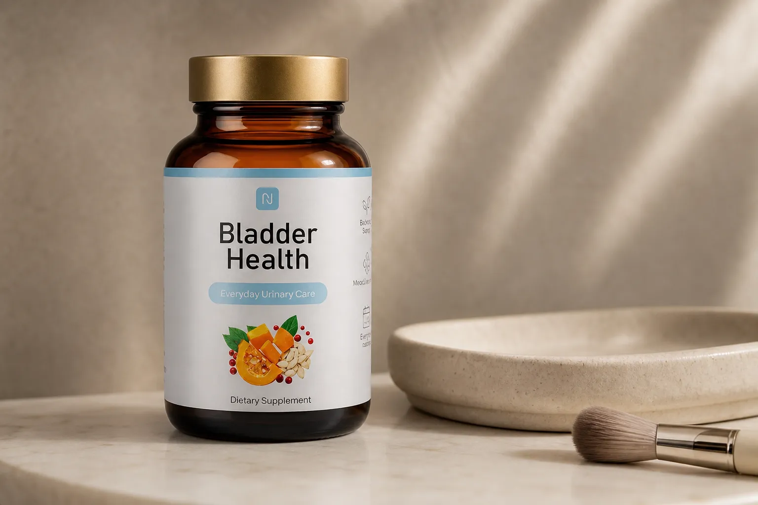 Bladder Health — Verpackung im Alltag