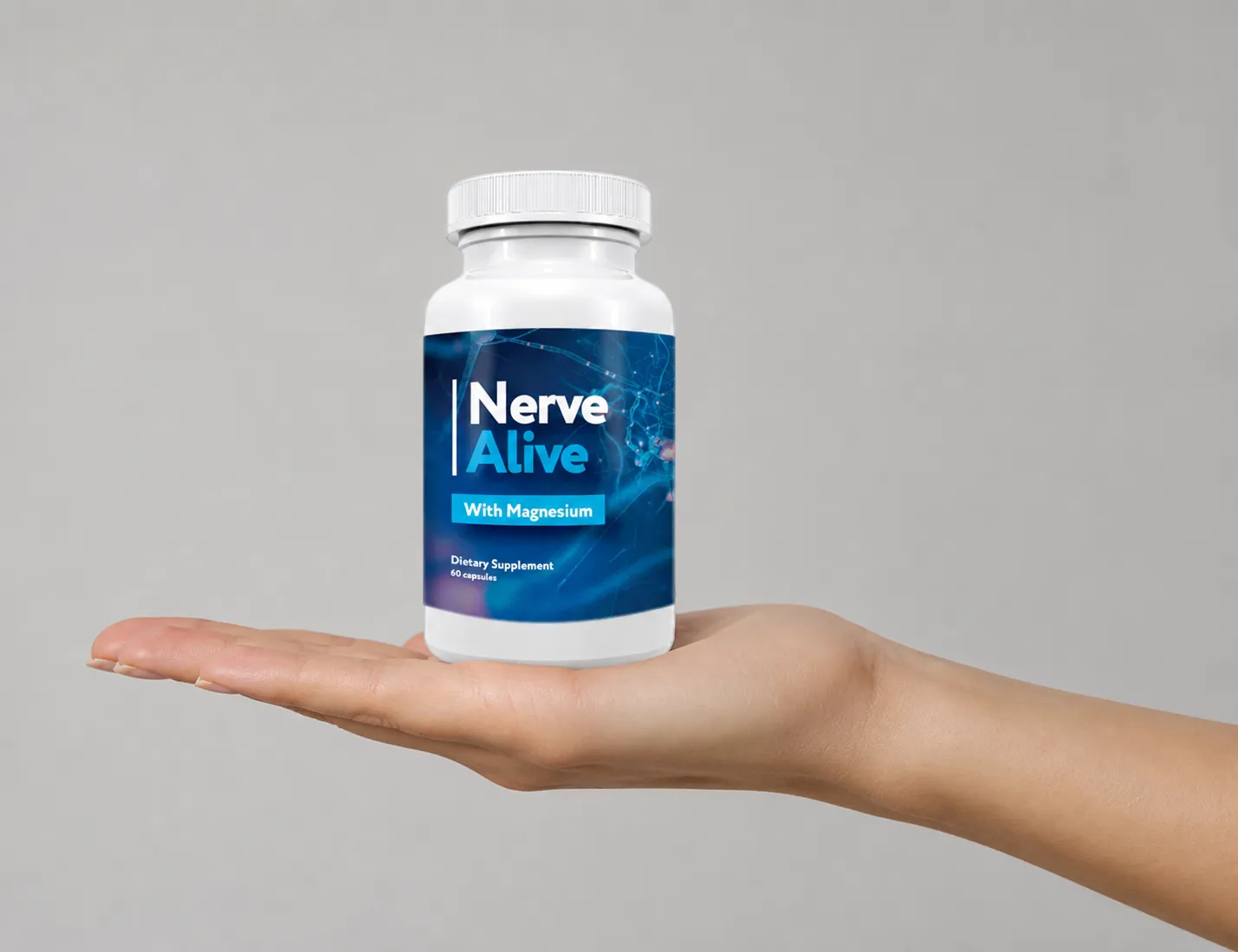 NerveAlive — Verpackung in der Hand