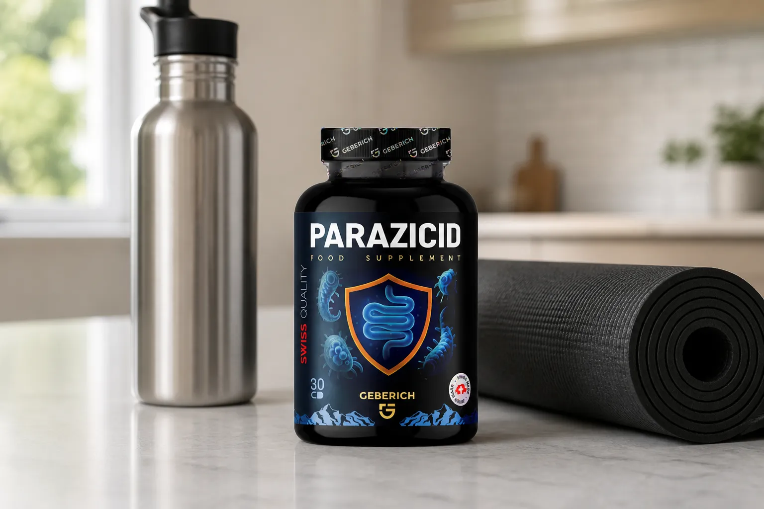 Parazicid — Verpackung im Alltag