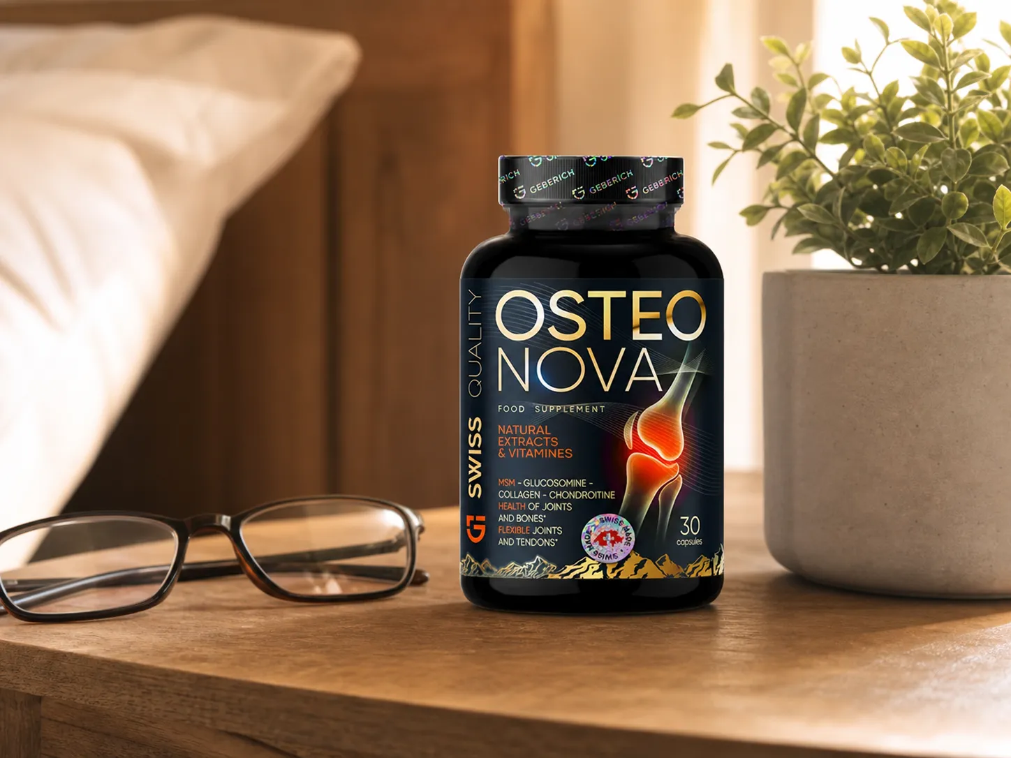 OsteoNova — Verpackung im Alltag
