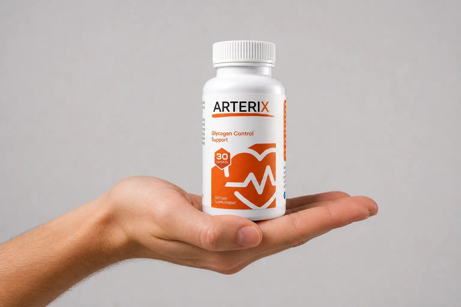 Arterix — Verpackung in der Hand