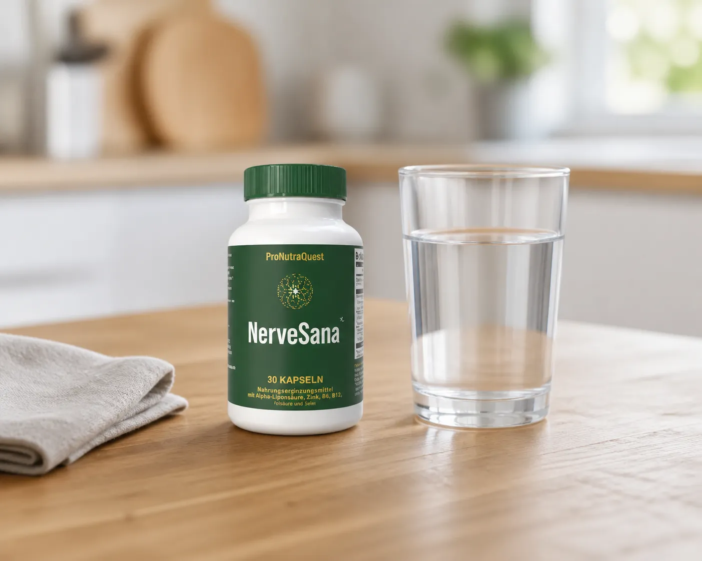 NerveSana — Verpackung im Alltag