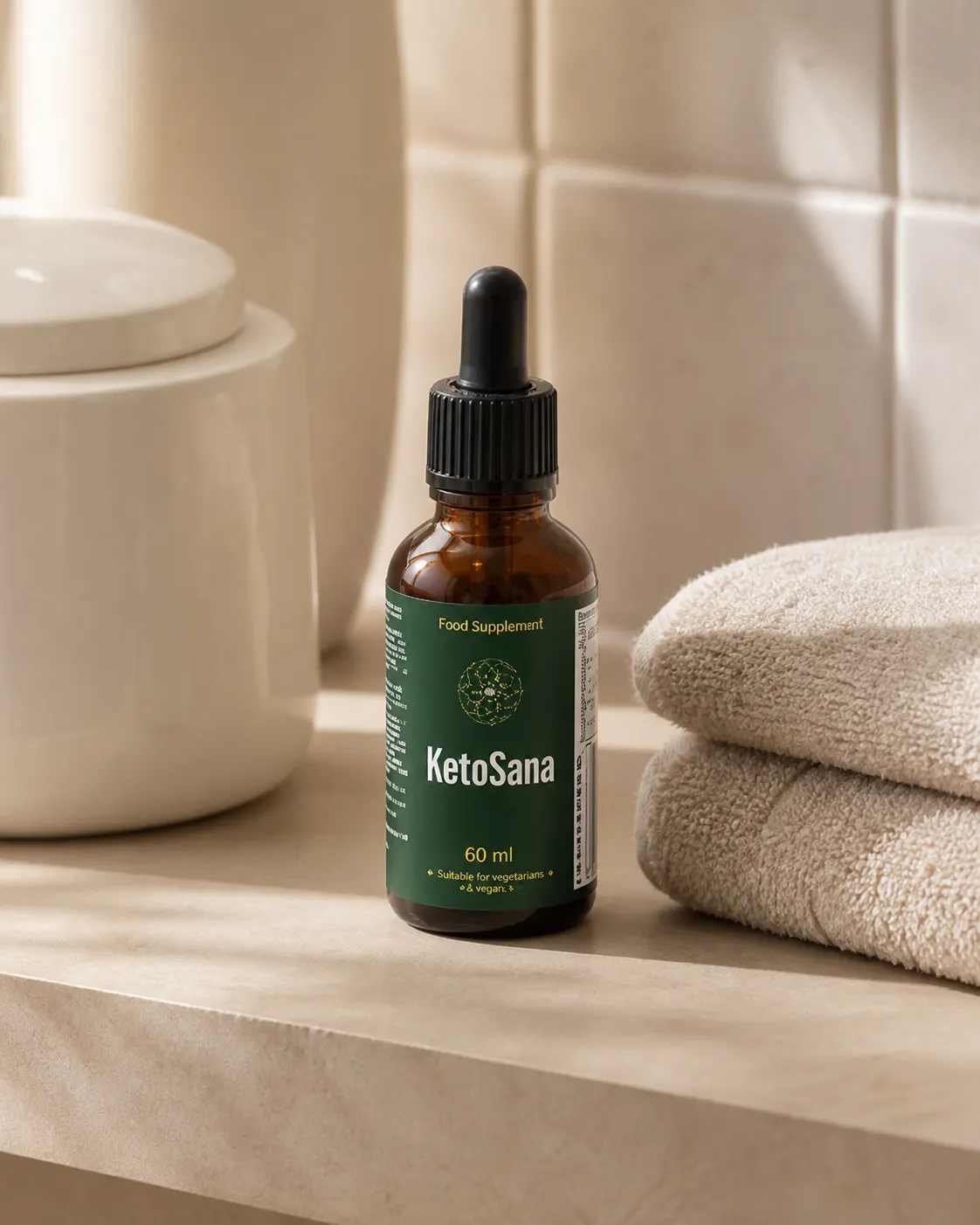 KetoSana — Verpackung im Alltag
