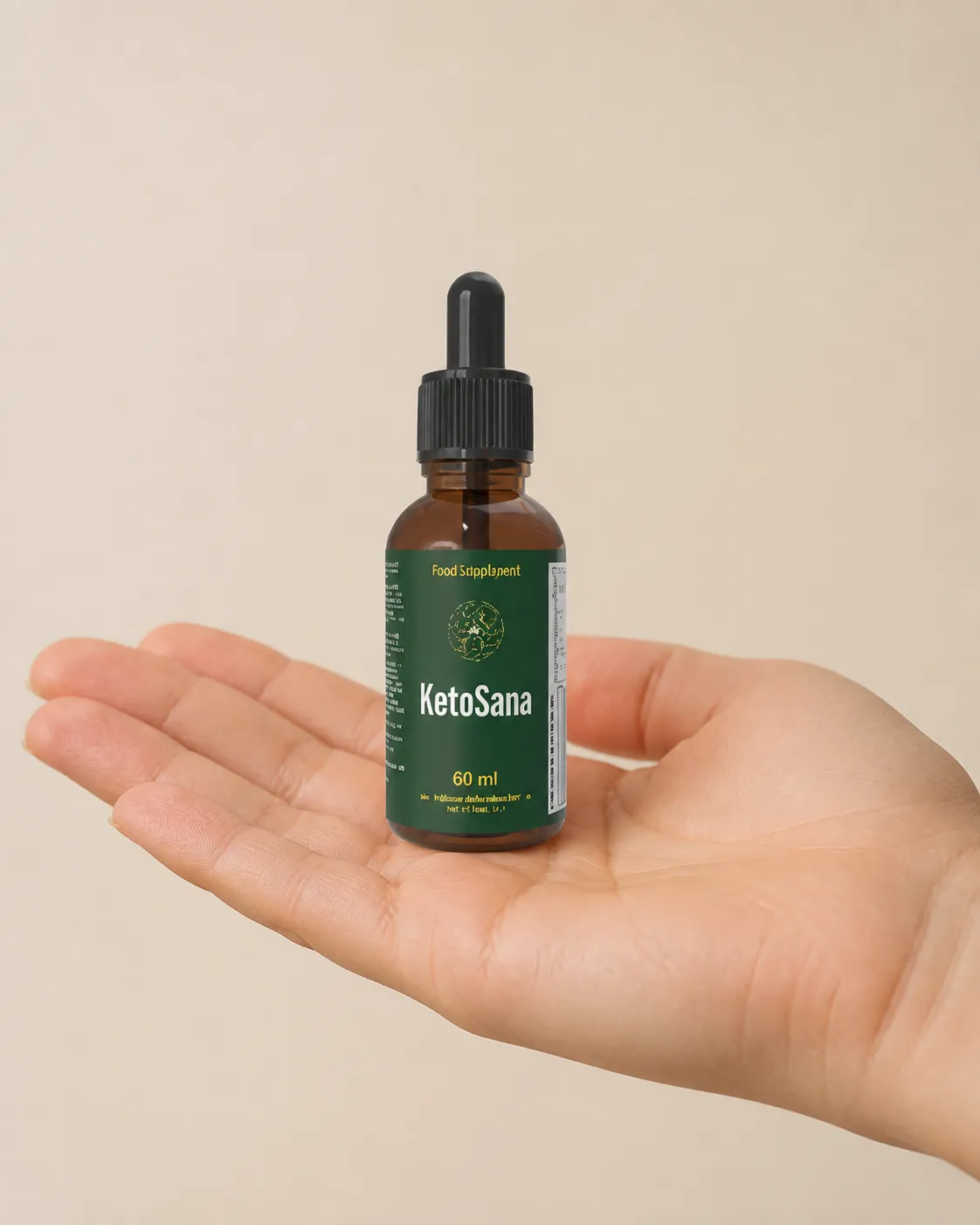 KetoSana — Verpackung in der Hand