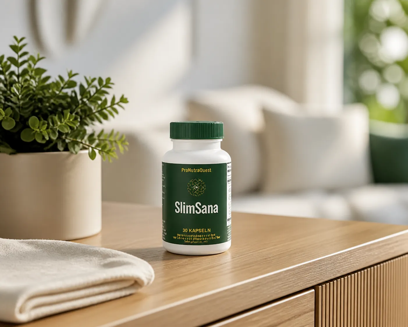 SlimSana — Verpackung im Alltag