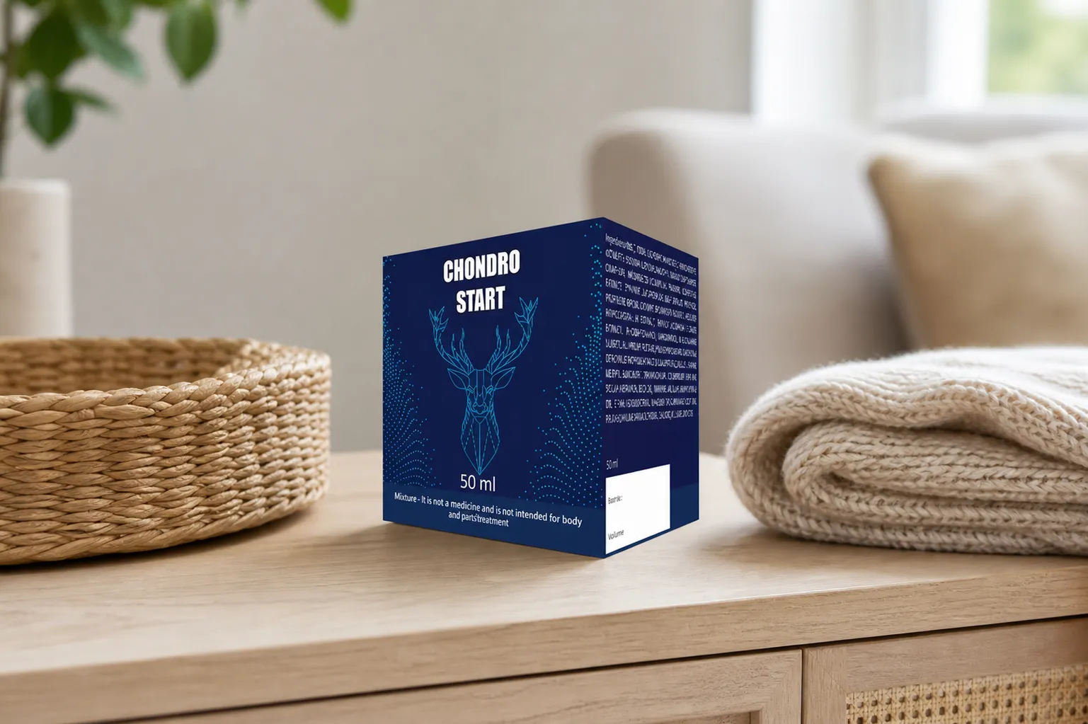 Chondrostart — Verpackung im Alltag