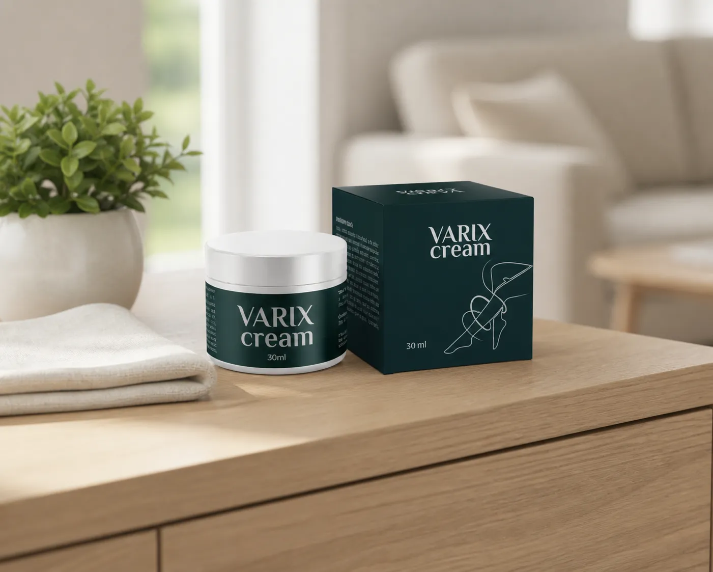 Varix cream — Verpackung im Alltag