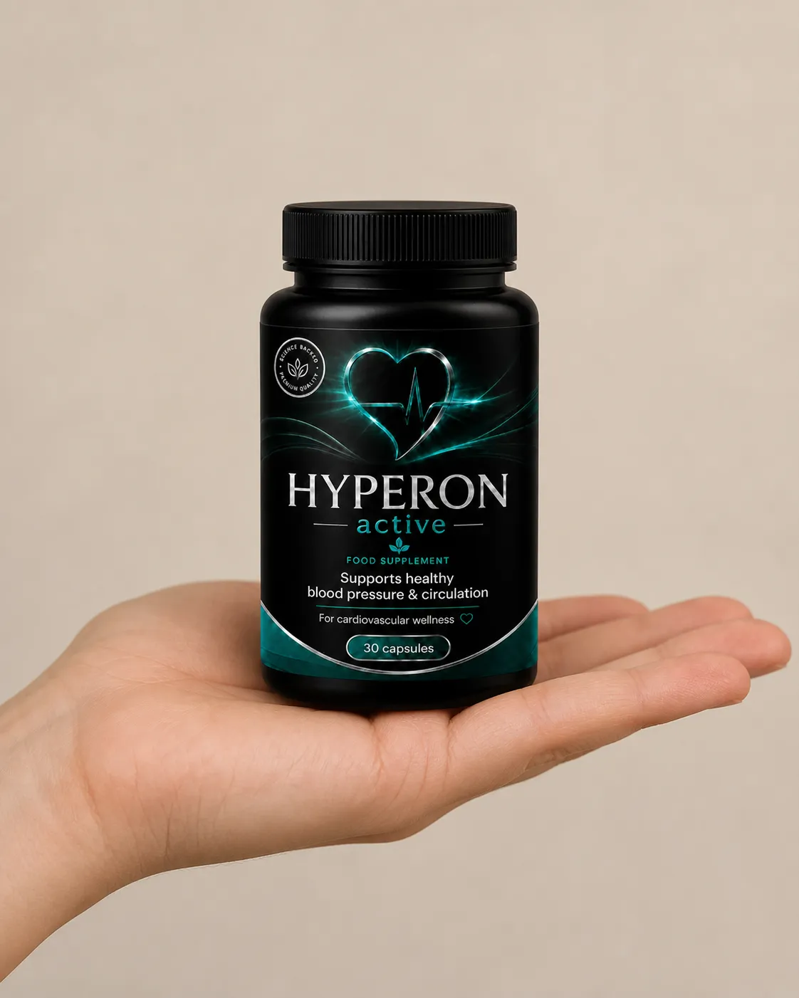 Hyperon — Verpackung in der Hand