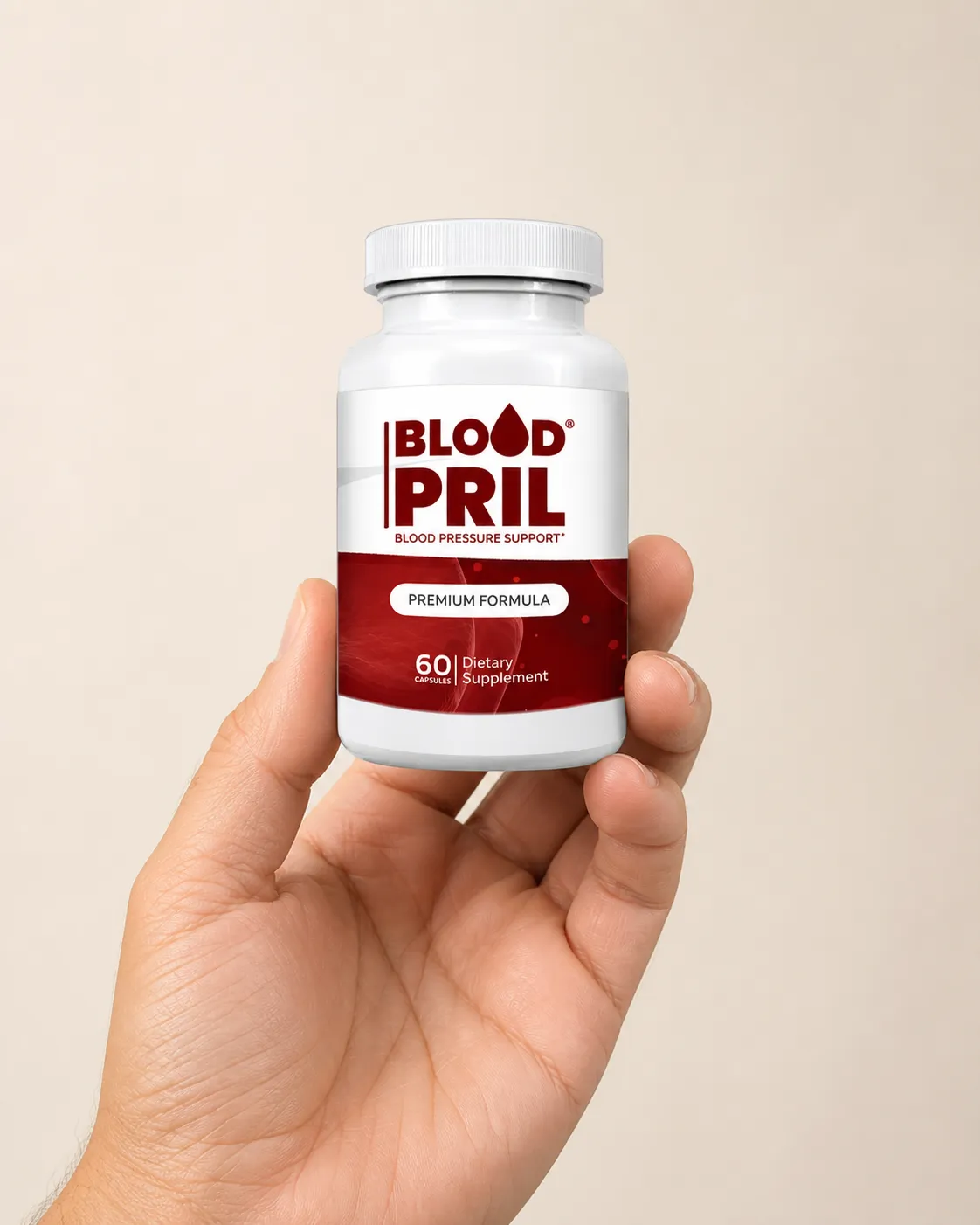 Bloodpril — Verpackung in der Hand