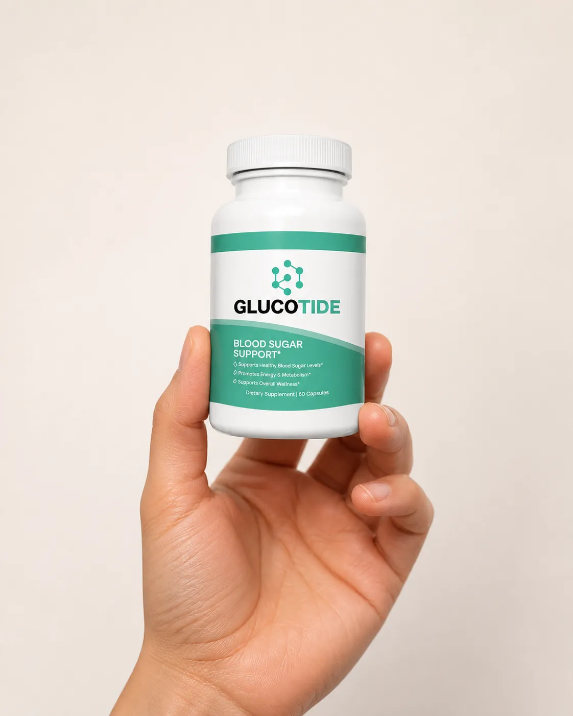 Glucotide — Verpackung in der Hand