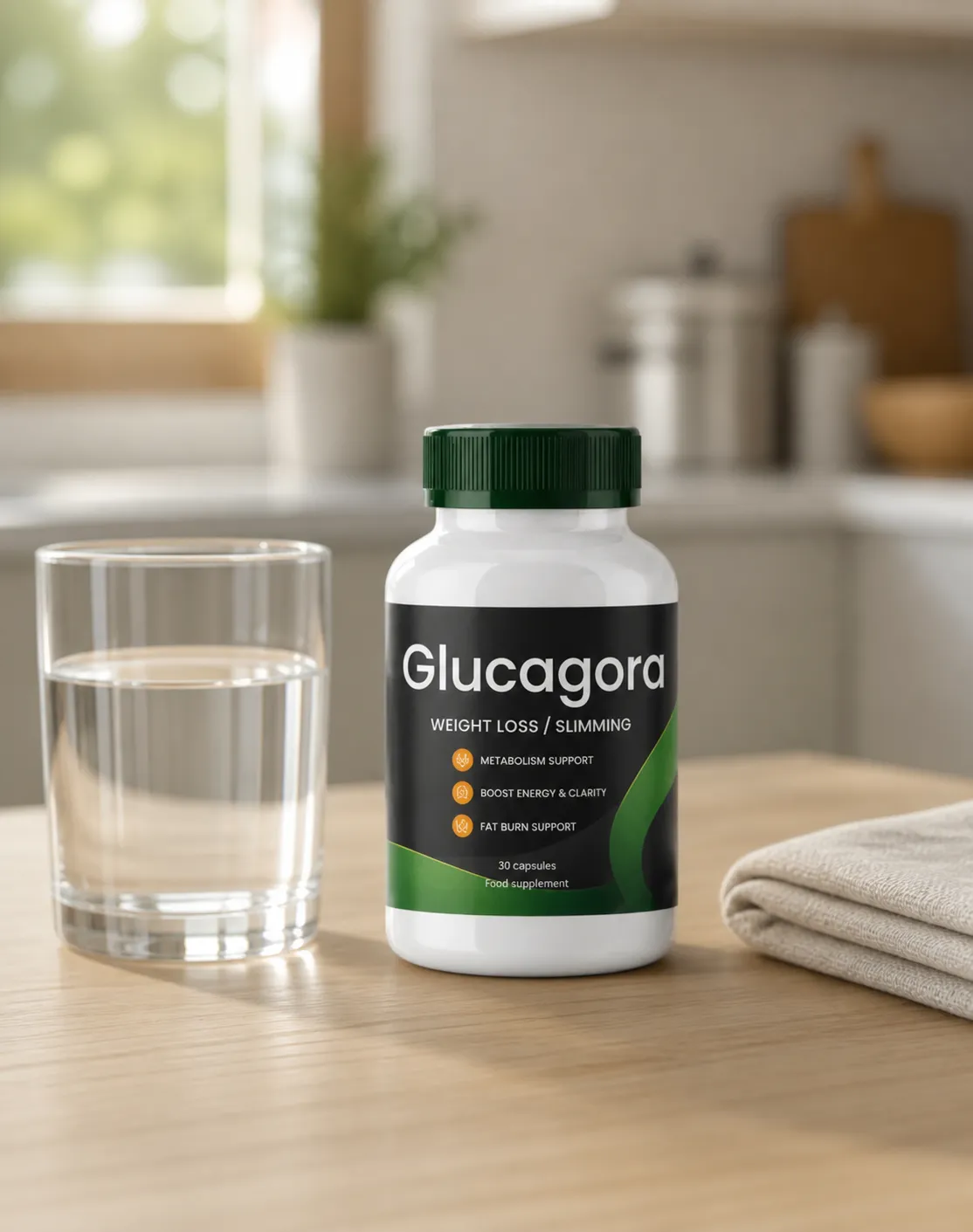 Glucagora — Verpackung im Alltag