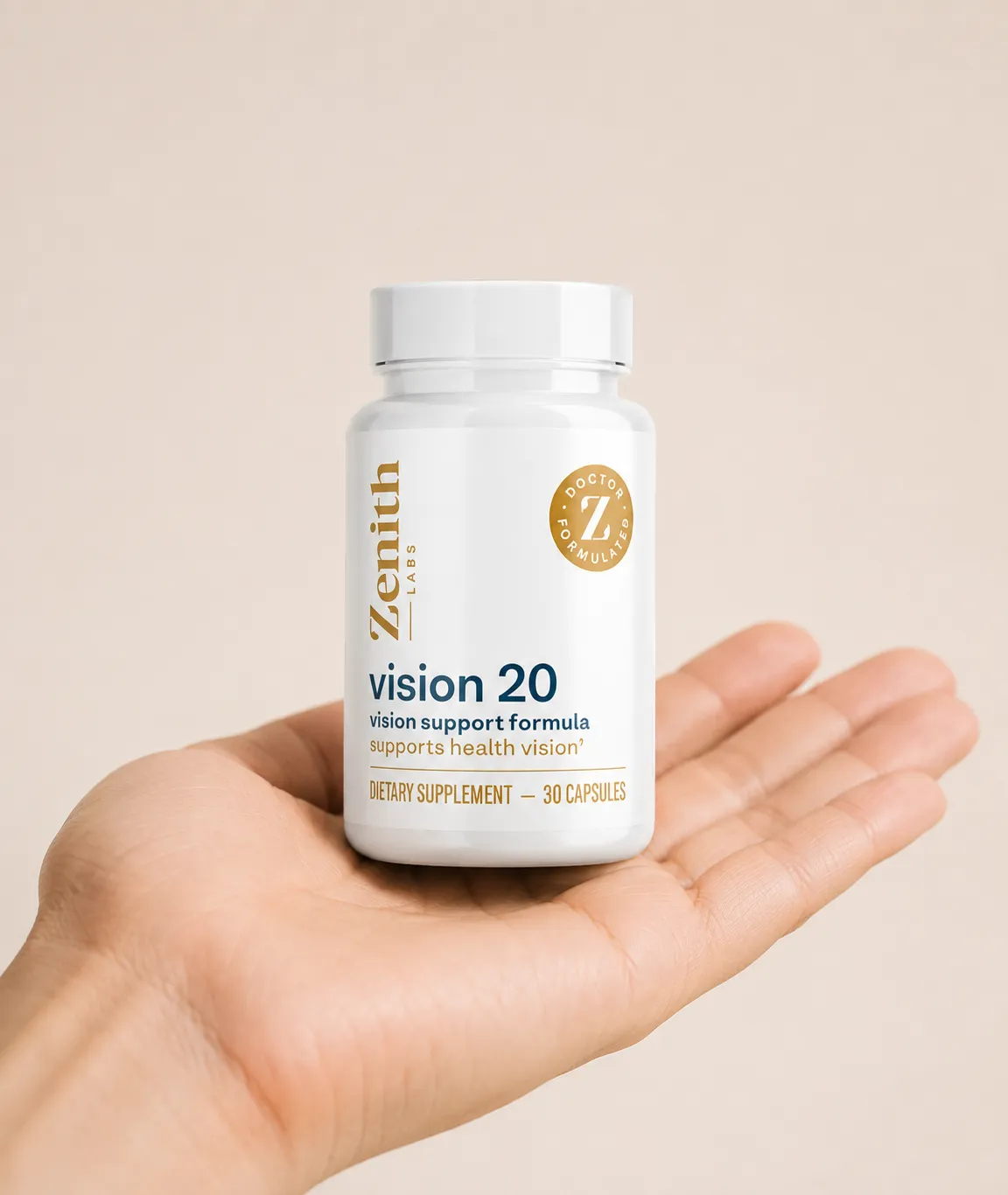 Vision 20 — Verpackung in der Hand