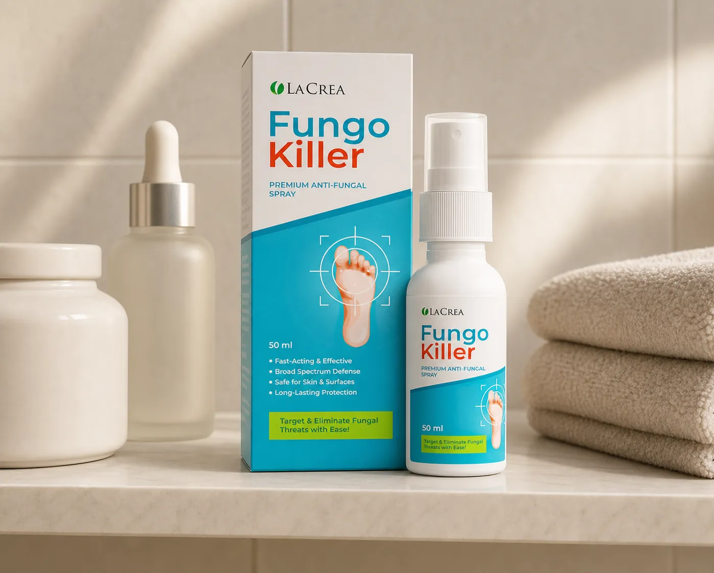 Fungokiller — Verpackung im Alltag