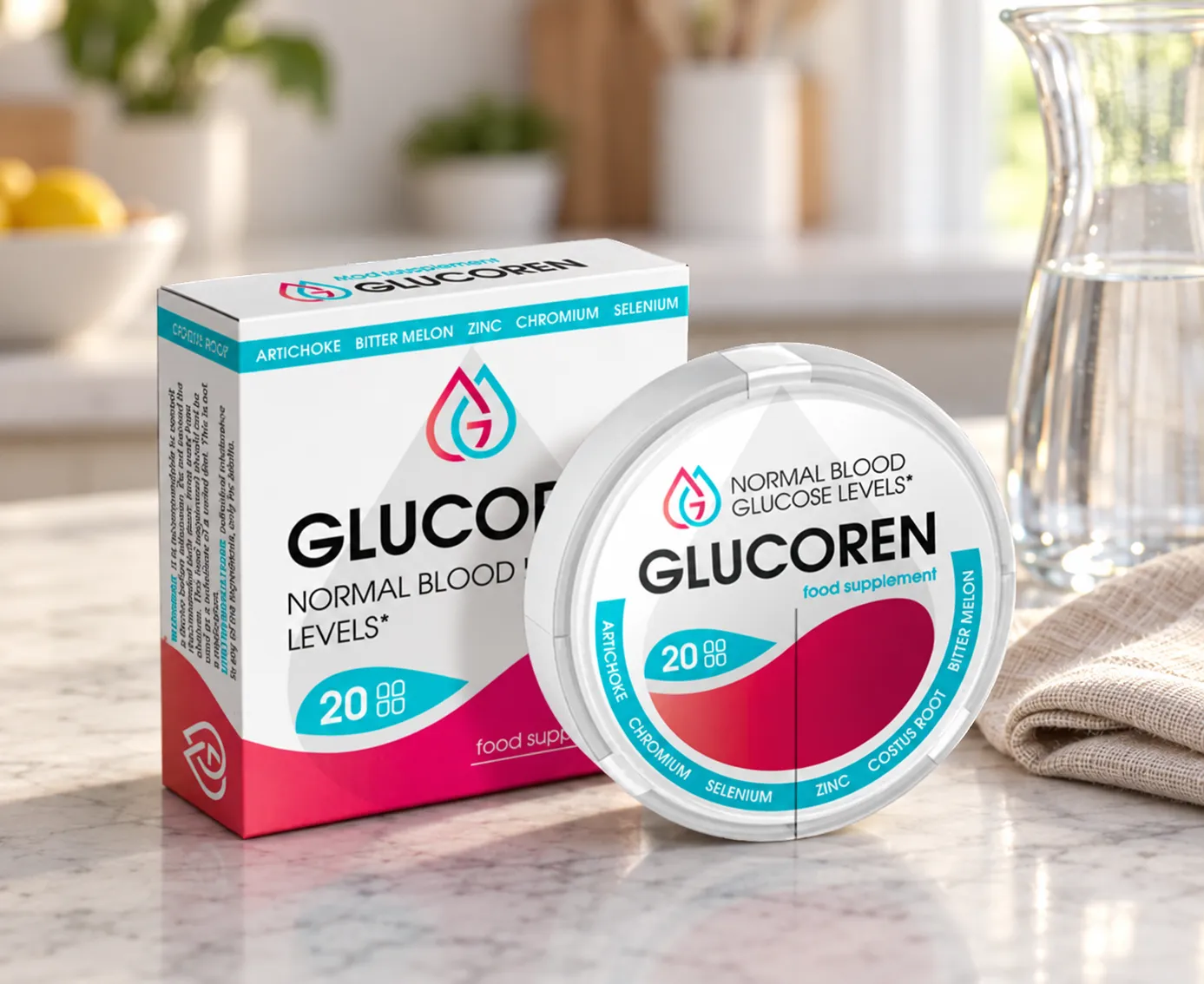 Glucoren 49 EUR — Verpackung im Alltag