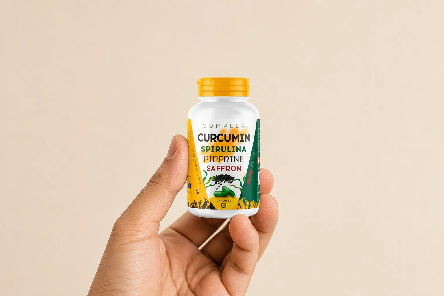 Curcuma Complex — Verpackung in der Hand