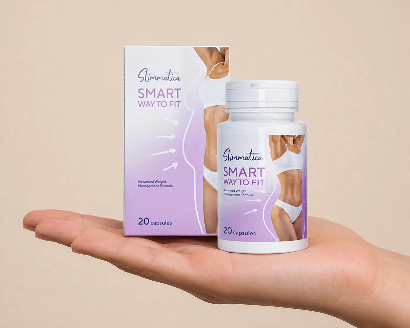 Slimmatica — Verpackung in der Hand