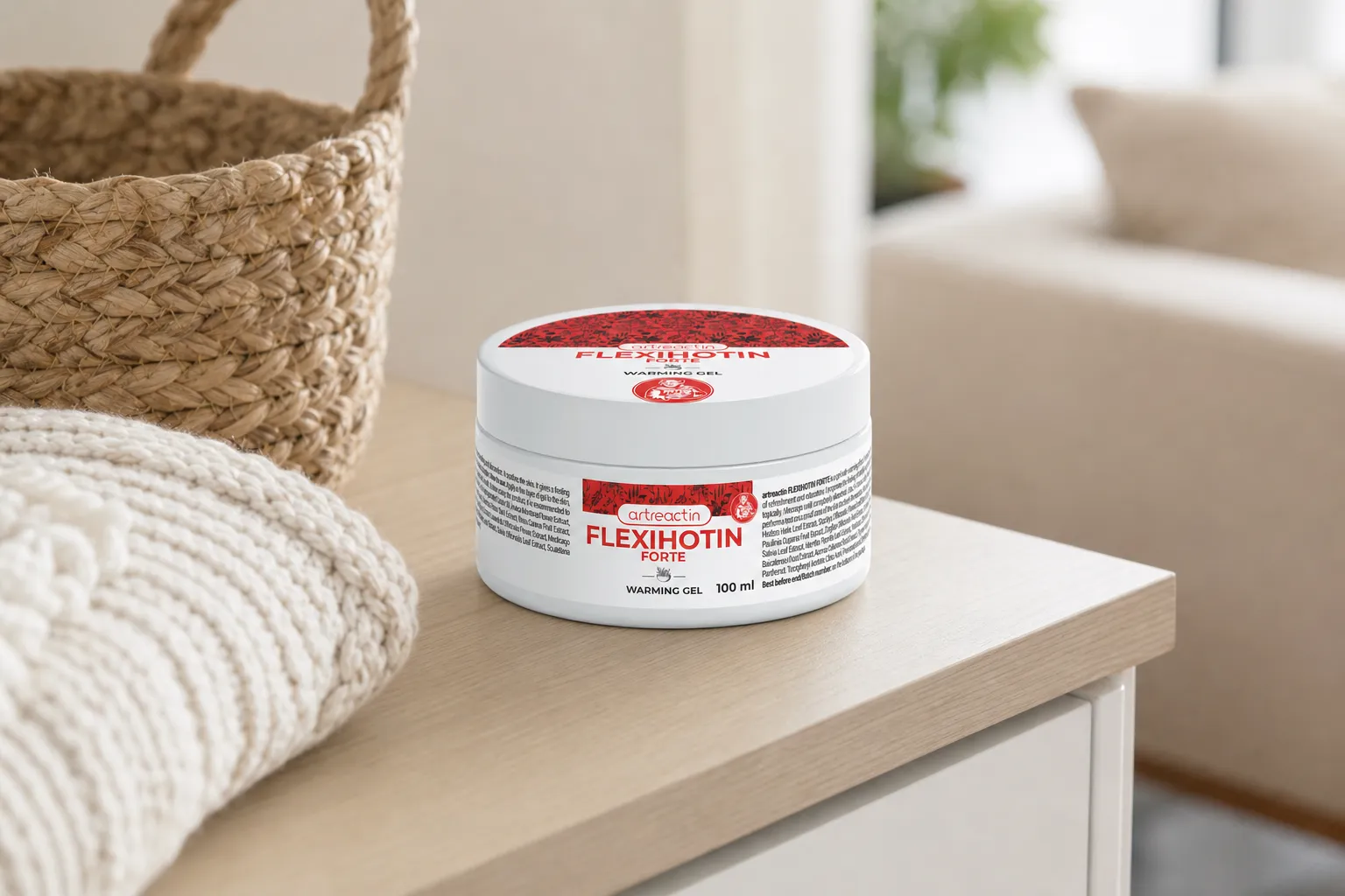 Flexihotin Forte — Verpackung im Alltag