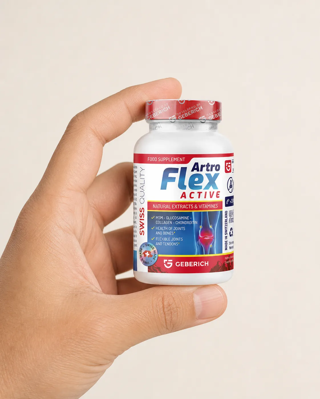 Artroflex — Verpackung in der Hand