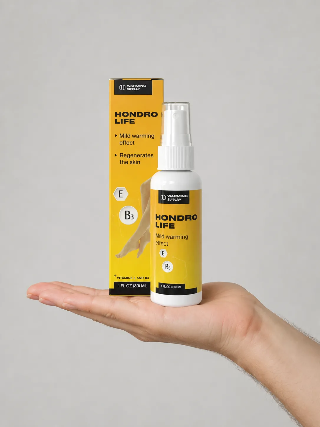 HONDROLIFE — Verpackung in der Hand