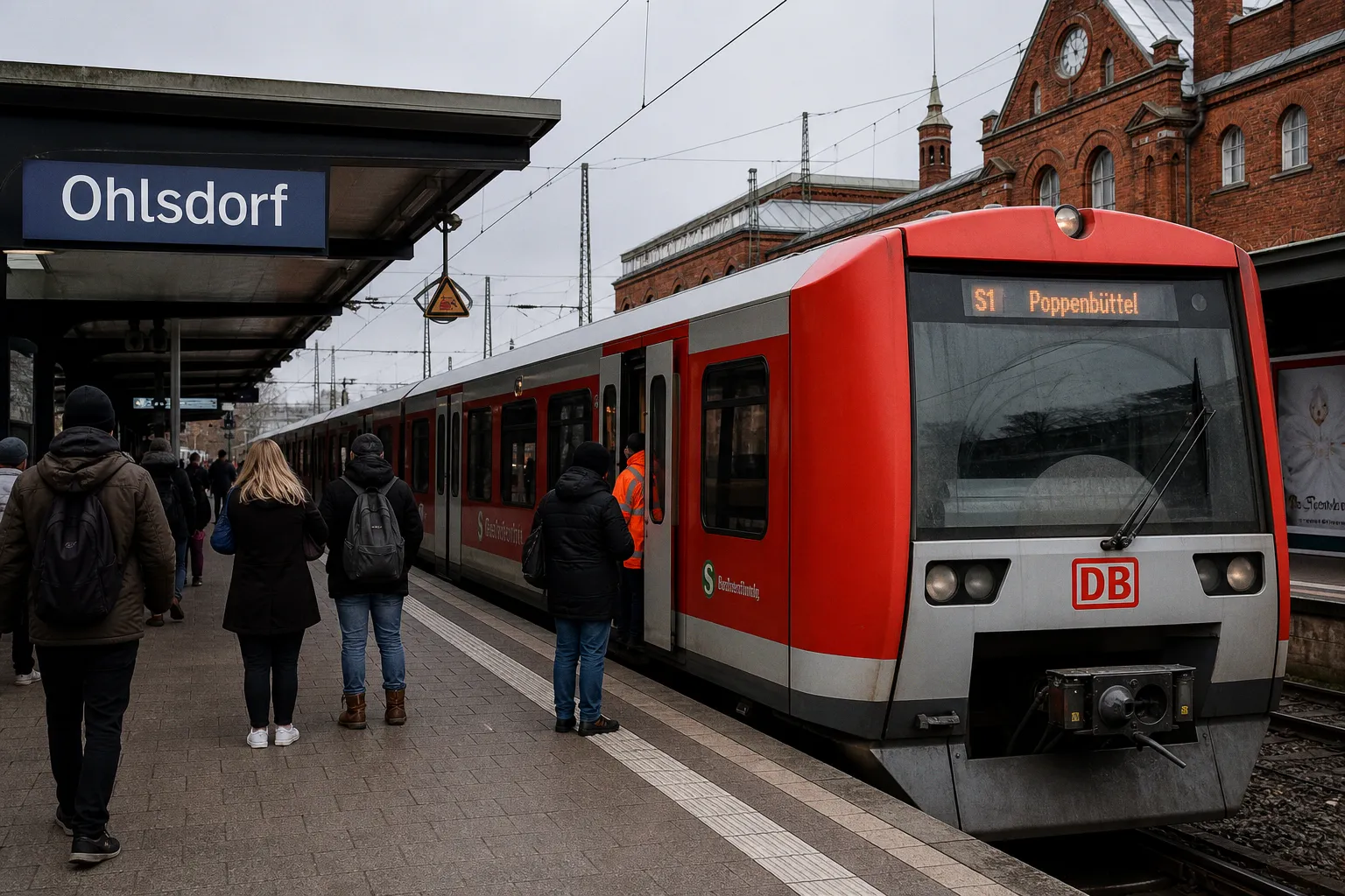 S-Bahn-Chaos in Hamburg: Wie ein Kurzschluss den Berufsverkehr auf der S1 stoppte