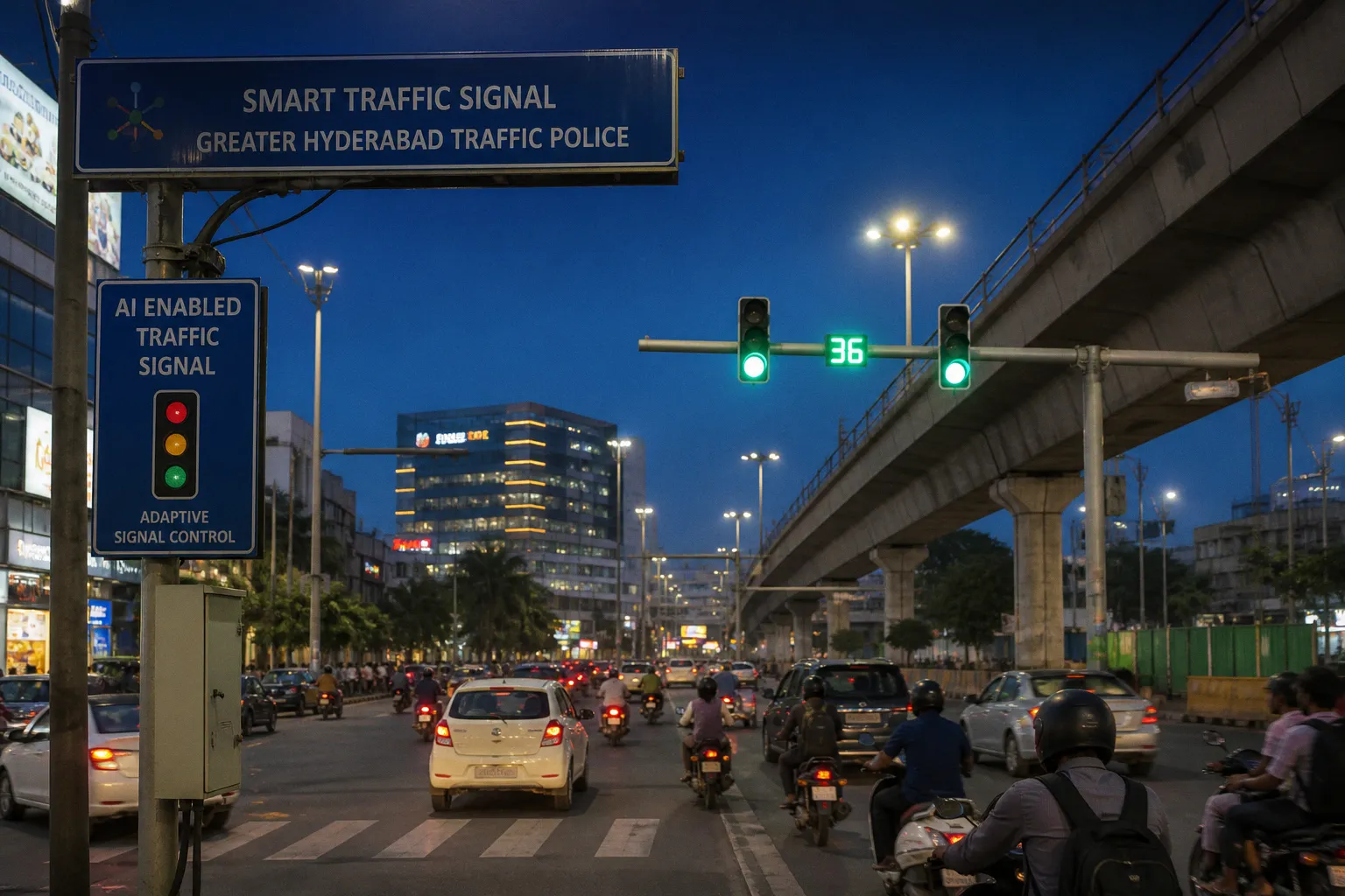Verkehrssteuerung der Zukunft: Wie Hyderabad auf KI und smarte Ampelsysteme setzt